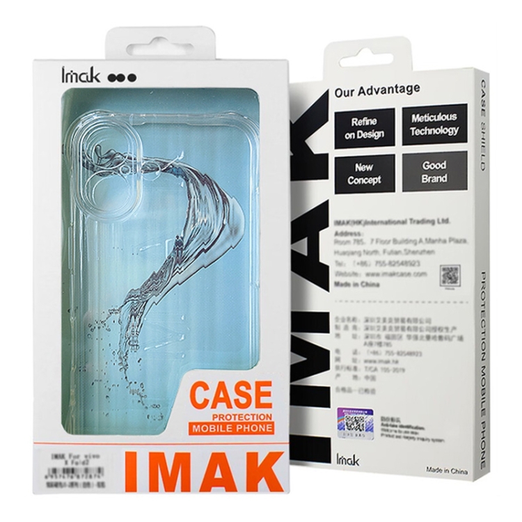 For Samsung Galaxy S24 FE 5G IMAK Corrugated Texture Airbag TPU Phone Case(Transparent) For Samsung Galaxy S24 FE 5G IMAK Corrugated Texture Airbag TPU Phone Case(Transparent)