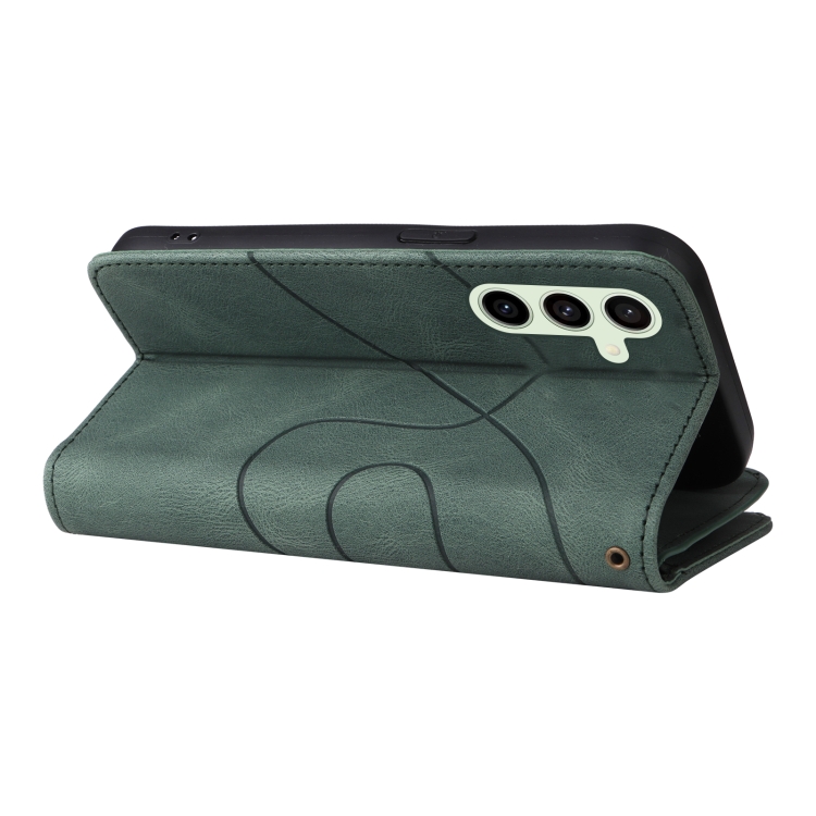 For Samsung Galaxy S24 FE 5G Dual-color 9 Card Slots Zipper Wallet Leather Phone Case(Green) For Samsung Galaxy S24 FE 5G Dual-color 9 Card Slots Zipper Wallet Leather Phone Case(Green)