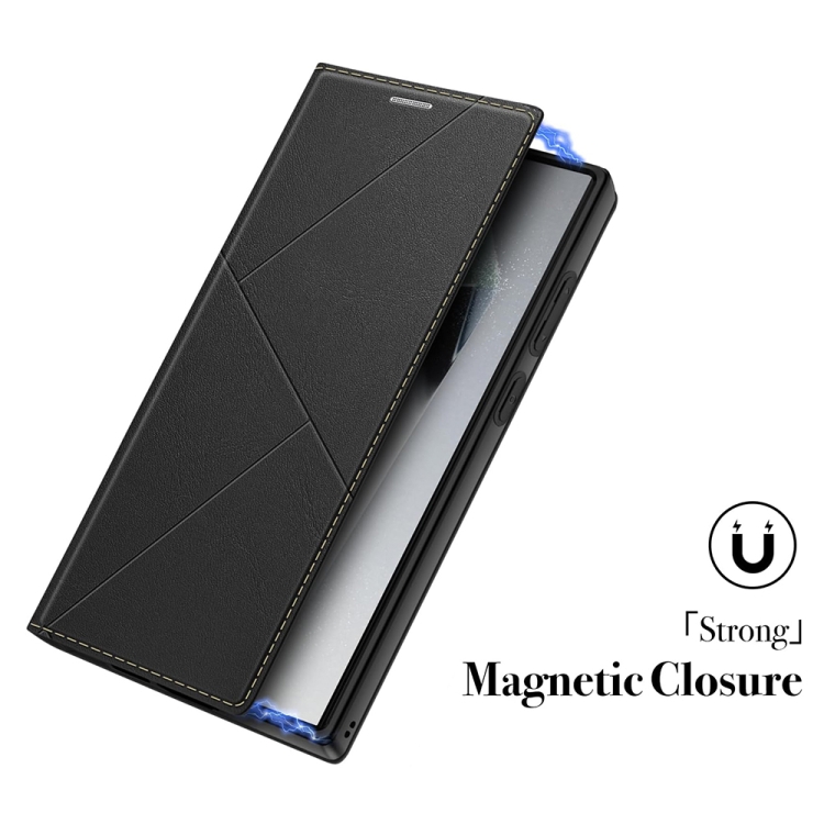 For Samsung Galaxy S24 Ultra 5G Magnetic Armor Series RFID Card Slots Leather Phone Case(Orange) For Samsung Galaxy S24 Ultra 5G Magnetic Armor Series RFID Card Slots Leather Phone Case(Orange)