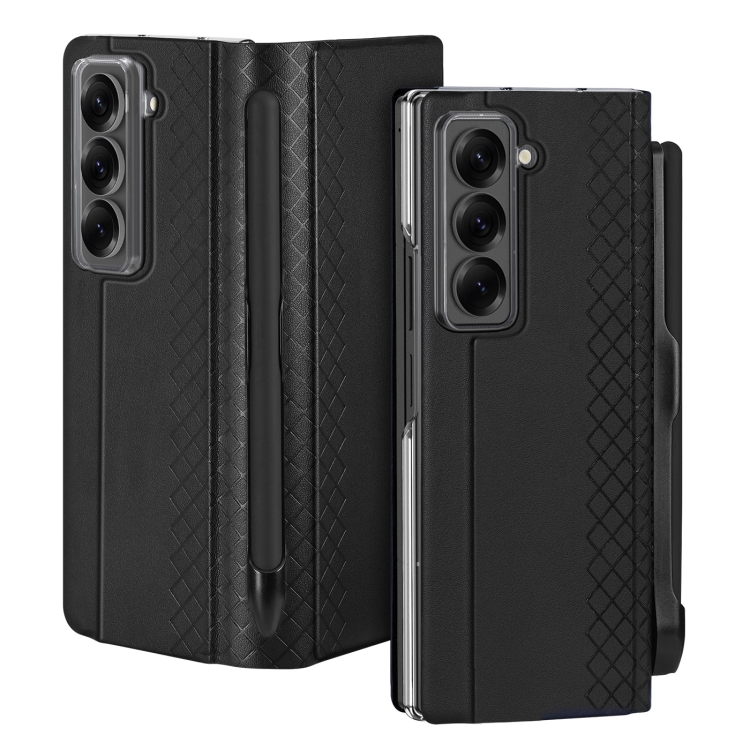 For Samsung Galaxy Z Fold Special DUX DUCIS Bril Series PU + TPU Phone Case with Pen Slot(Black) For Samsung Galaxy Z Fold Special DUX DUCIS Bril Series PU + TPU Phone Case with Pen Slot(Black)