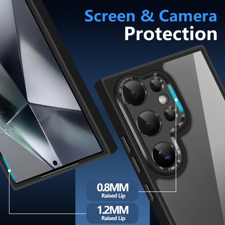 For Samsung Galaxy S22 Ultra 5G Colorful Armor Lens Film Phone Case(Royal Blue) For Samsung Galaxy S22 Ultra 5G Colorful Armor Lens Film Phone Case(Royal Blue)
