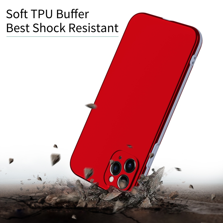 For iPhone 11 Pro Max Two Color Full Protective 3-in-1 Phone Case(Red) For iPhone 11 Pro Max Two Color Full Protective 3-in-1 Phone Case(Red)