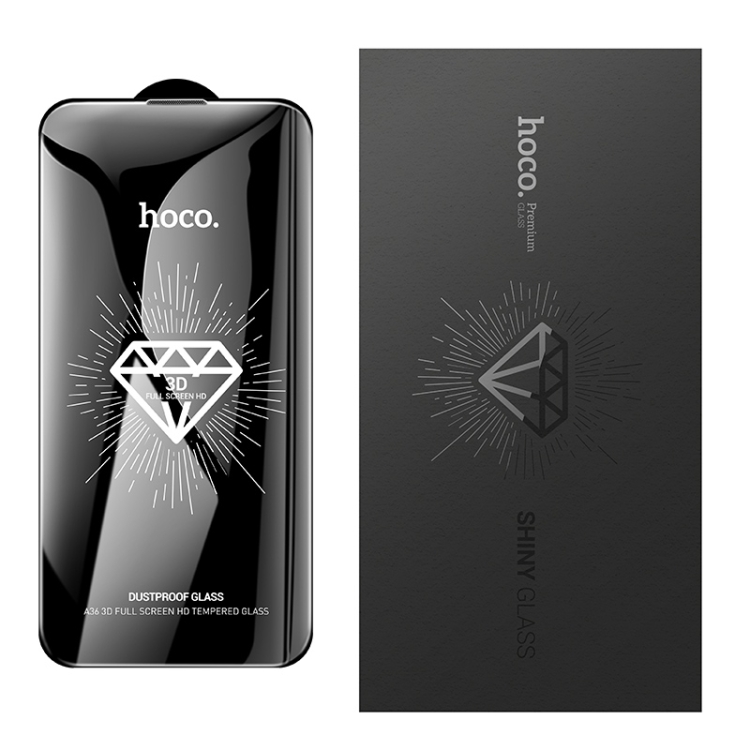 For iPhone 16 Pro Max hoco A36 3D Full Screen HD Tempered Film For iPhone 16 Pro Max hoco A36 3D Full Screen HD Tempered Film