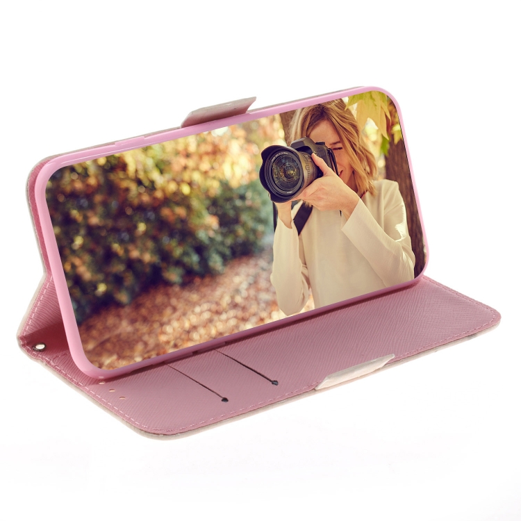 For iPhone 12 mini 3D Colored Drawing Horizontal Flip Leather Case with Holder & Card Slots & Wallet & Lanyard(Black White Cat)