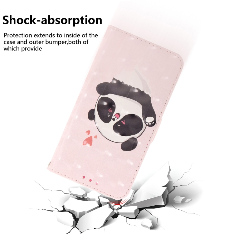 For iPhone 12 / 12 Pro 3D Colored Drawing Horizontal Flip Leather Case with Holder & Card Slots & Wallet & Lanyard(Heart Panda) For iPhone 12 / 12 Pro 3D Colored Drawing Horizontal Flip Leather Case with Holder & Card Slots & Wallet & Lanyard(Heart Panda)