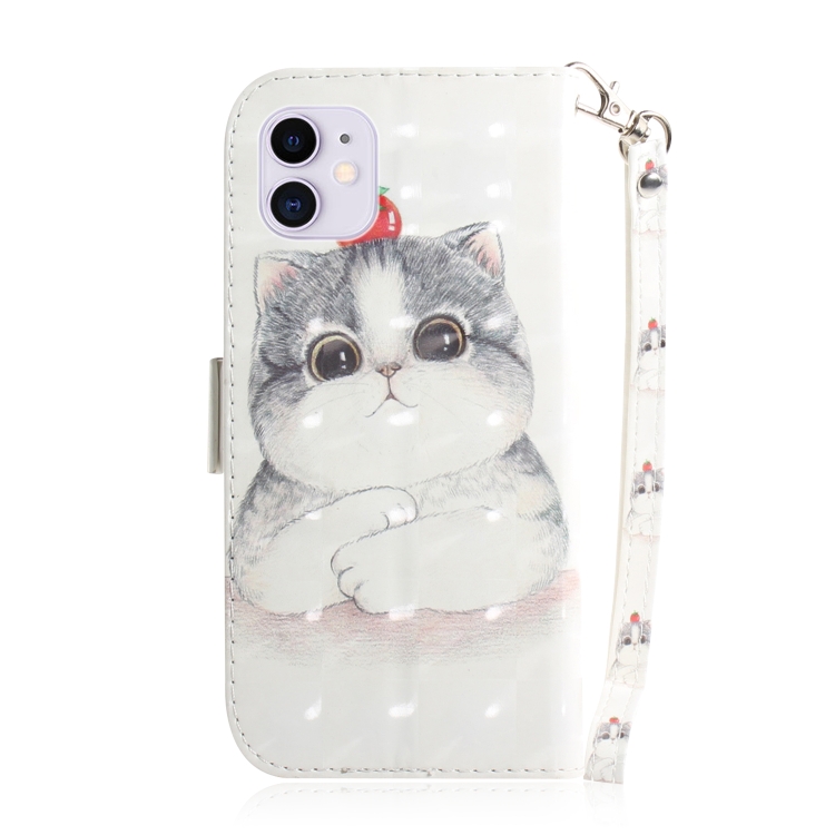 Para iPhone 13 Pro Max Doble capa Color Plata Serie Animal Pintura al óleo  Caja del teléfono (Gato enojado)