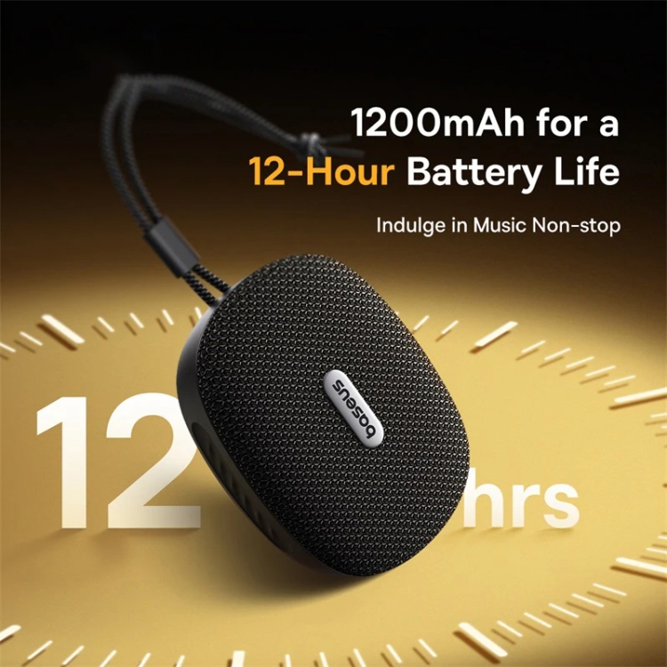 Baseus AeQur 35 Pro Air IPX5 Waterproof Outdoor Portable Bluetooth Speaker(Black) Baseus AeQur 35 Pro Air IPX5 Waterproof Outdoor Portable Bluetooth Speaker(Black)