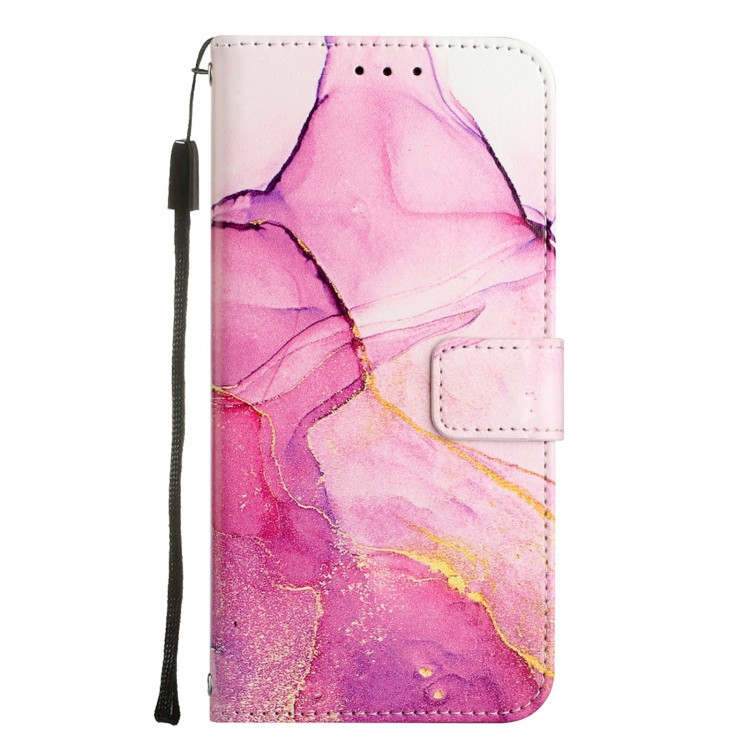 For Samsung Galaxy S24 FE 5G PT003 Marble Pattern Flip Leather Phone Case(Pink Purple Gold) For Samsung Galaxy S24 FE 5G PT003 Marble Pattern Flip Leather Phone Case(Pink Purple Gold)
