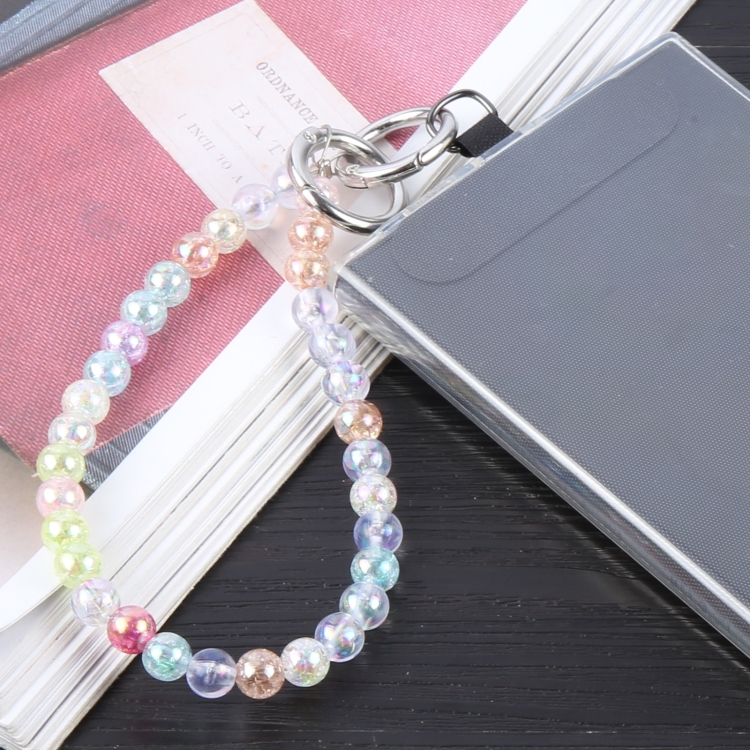 Simple Colorful Beads Chain Anti-lost Short Lanyard(Colorful)
