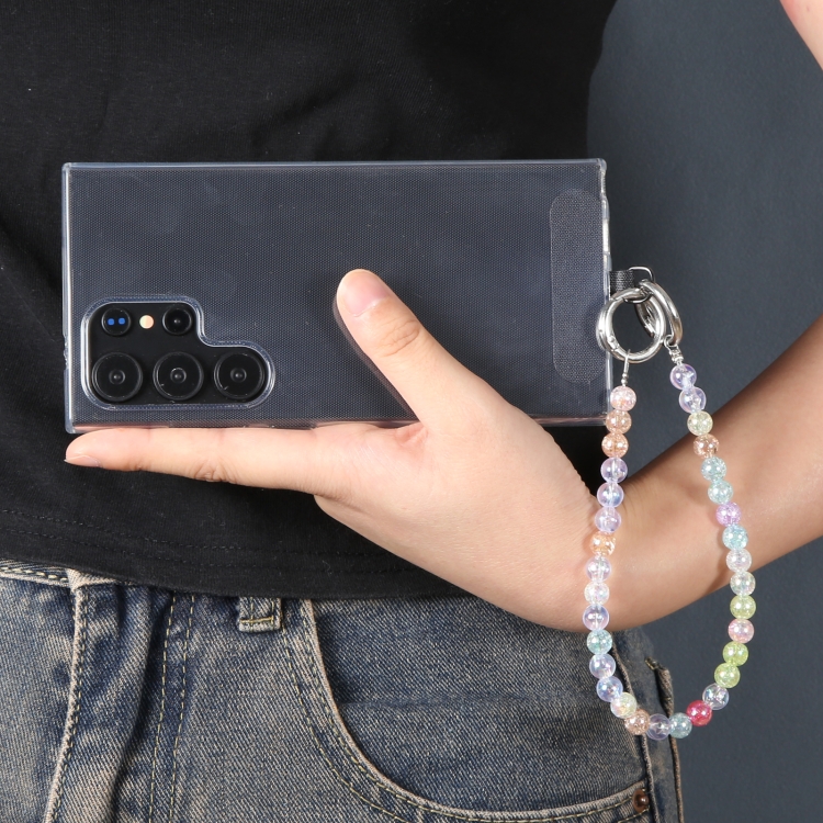 Simple Colorful Beads Chain Anti-lost Short Lanyard(Colorful)