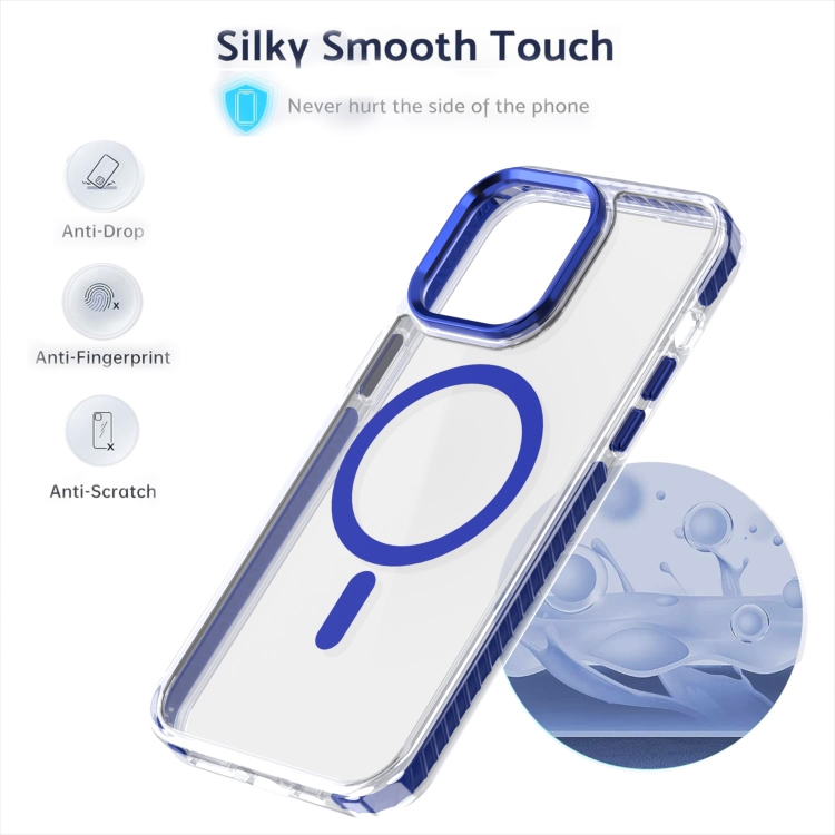 For iPhone 13 Pro Max Two-color TPU Hybrid PC MagSafe Phone Case(Red) For iPhone 13 Pro Max Two-color TPU Hybrid PC MagSafe Phone Case(Red)