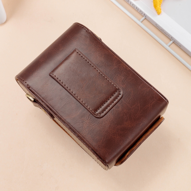 FUJIFILM X100VI用 フルボディレザーカメラケースバッグ ストラップ