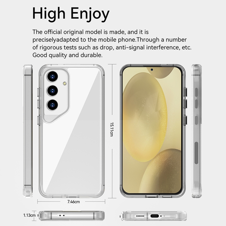 For Samsung Galaxy S23 Ultra 5G Ice Transparent Series TPU + PC + Acrylic Hybrid Phone Case(Transparent) For Samsung Galaxy S23 Ultra 5G Ice Transparent Series TPU + PC + Acrylic Hybrid Phone Case(Transparent)