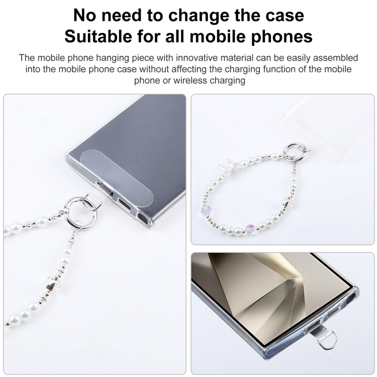 Mobile Phone Anti-lost Alloy Short Bead Chain(Blue) Mobile Phone Anti-lost Alloy Short Bead Chain(Blue)