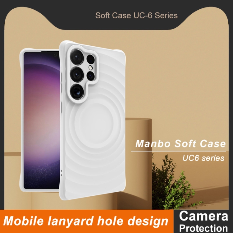 For Samsung Galaxy S25 Ultra 5G IMAK UC-6 Series Manbo Frosting Soft Phone Case(White) For Samsung Galaxy S25 Ultra 5G IMAK UC-6 Series Manbo Frosting Soft Phone Case(White)