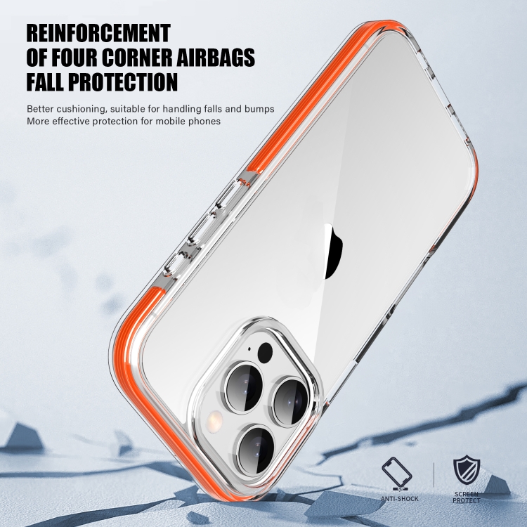 For iPhone 14 Pro Max TPE Airbag TPU+ PC Full Coverage Phone Case(Grey) For iPhone 14 Pro Max TPE Airbag TPU+ PC Full Coverage Phone Case(Grey)