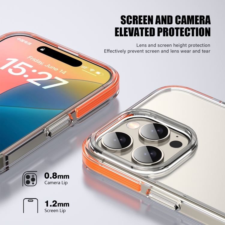 For iPhone 14 Pro Max TPE Airbag TPU+ PC Full Coverage Phone Case(Grey) For iPhone 14 Pro Max TPE Airbag TPU+ PC Full Coverage Phone Case(Grey)
