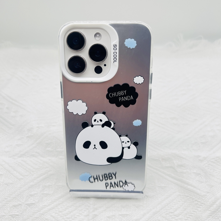 For iPhone 15 Plus Cartoon Panda TPU Hybrid PC Phone Case(Sleep Panda) For iPhone 15 Plus Cartoon Panda TPU Hybrid PC Phone Case(Sleep Panda)