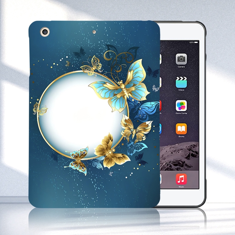 For iPad mini 3 / 2 / 1 Color Painting Pattern Smart Tablet TPU Case(Butterfly Circle) For iPad mini 3 / 2 / 1 Color Painting Pattern Smart Tablet TPU Case(Butterfly Circle)