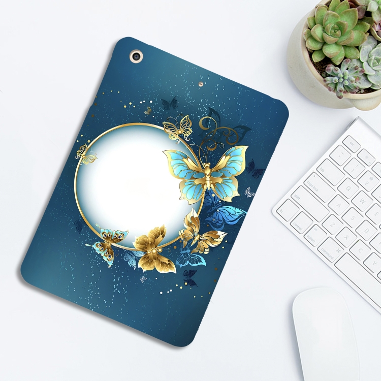 For iPad mini 3 / 2 / 1 Color Painting Pattern Smart Tablet TPU Case(Butterfly Circle) For iPad mini 3 / 2 / 1 Color Painting Pattern Smart Tablet TPU Case(Butterfly Circle)