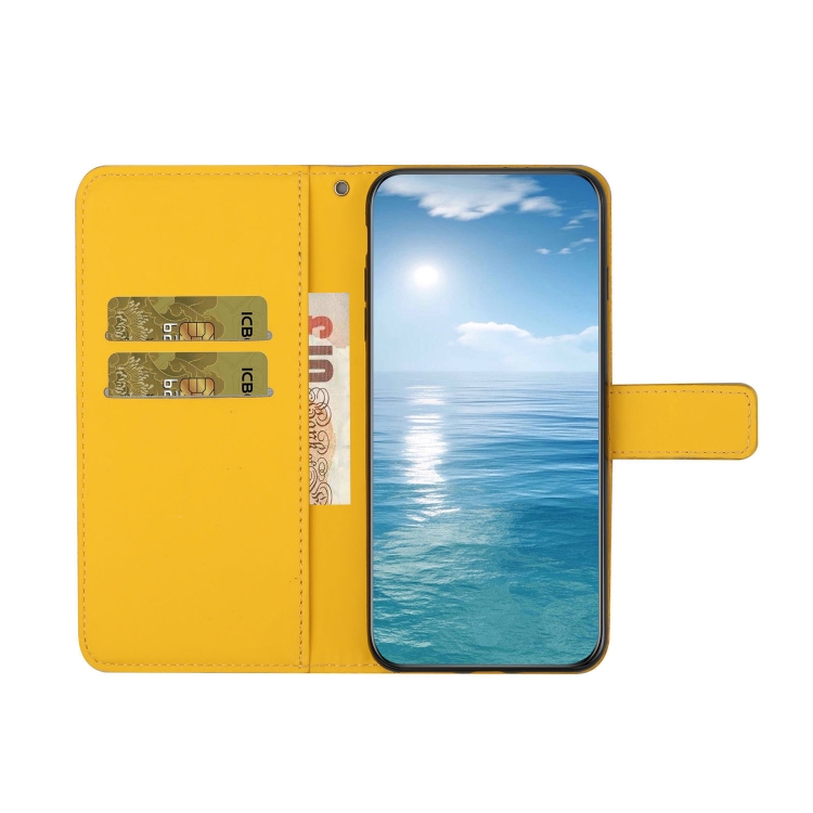 For Samsung Galaxy S24 FE 5G Ethnic Style Embossed Pattern Leather Phone Case(Yellow) For Samsung Galaxy S24 FE 5G Ethnic Style Embossed Pattern Leather Phone Case(Yellow)