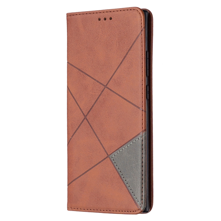 For Samsung Galaxy Note 20 Ultra Rhombus Texture Horizontal Flip Magnetic Leather Case with Holder & Card Slots & Wallet(Brown) For Samsung Galaxy Note 20 Ultra Rhombus Texture Horizontal Flip Magnetic Leather Case with Holder & Card Slots & Wallet(Brown)