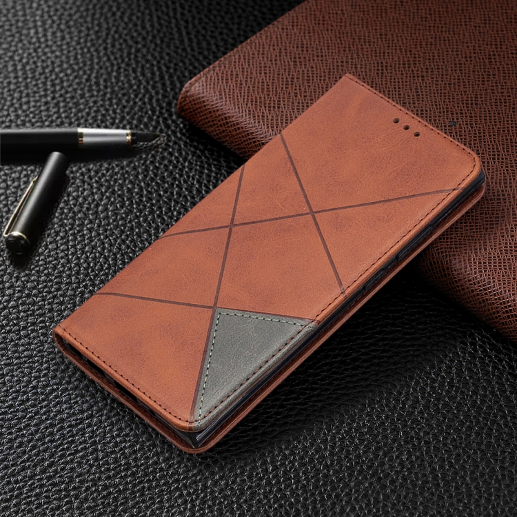 For Samsung Galaxy Note 20 Ultra Rhombus Texture Horizontal Flip Magnetic Leather Case with Holder & Card Slots & Wallet(Brown) For Samsung Galaxy Note 20 Ultra Rhombus Texture Horizontal Flip Magnetic Leather Case with Holder & Card Slots & Wallet(Brown)