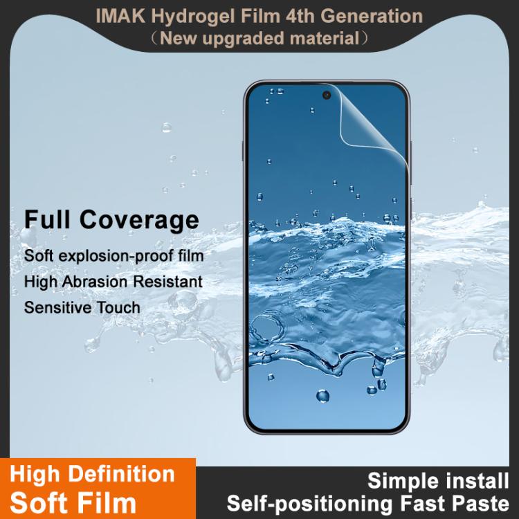 For OnePlus Ace 5 Ultra / Nord 5 imak 4th Generation  Full Coverage Screen Hydrogel Film Protector