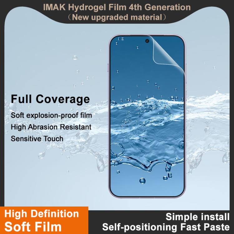 For OnePlus 15 imak 4th Generation  Full Coverage Screen Hydrogel Film Protector