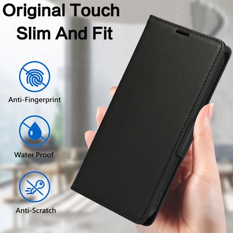 For iPhone 16 Side Buckle RFID Anti-theft Leather Phone Case(Black) For iPhone 16 Side Buckle RFID Anti-theft Leather Phone Case(Black)