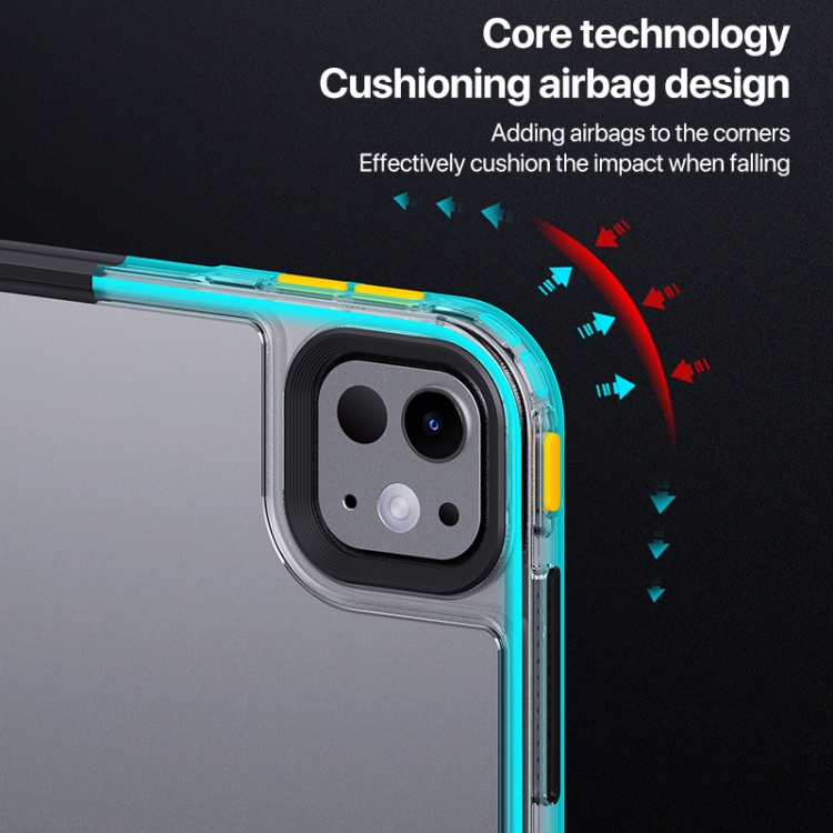For iPad Air 11 2024 Ming Shield Series PC Hybrid TPU Tablet Case(Green) For iPad Air 11 2024 Ming Shield Series PC Hybrid TPU Tablet Case(Green)