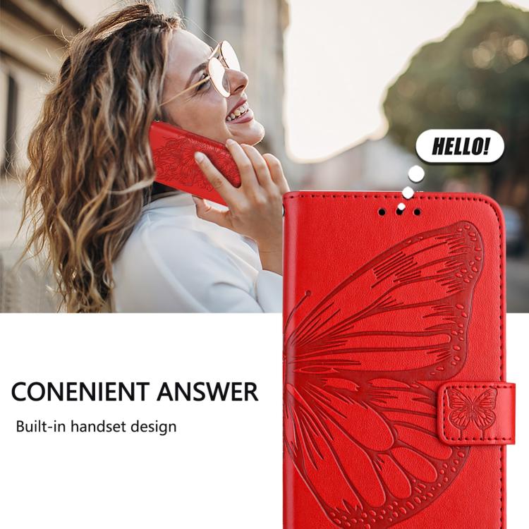 Coque Portefeuille Effet Cuir Pour Redmi 14C/Note 14 Pro 5G – Motif Papillon Rose