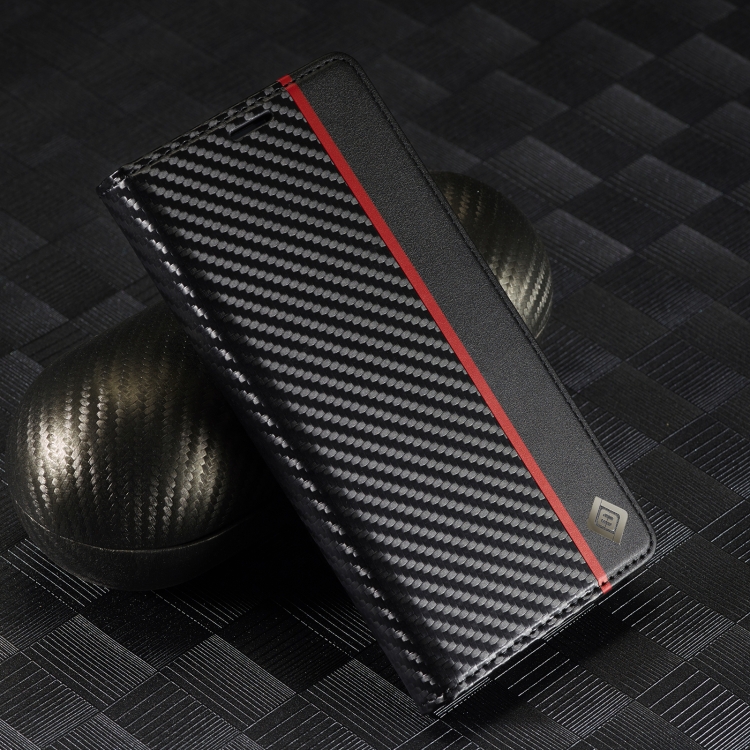 For Samsung Galaxy S25 Ultra 5G LC.IMEEKE Carbon Fiber Leather Phone Case(Vertical Black) For Samsung Galaxy S25 Ultra 5G LC.IMEEKE Carbon Fiber Leather Phone Case(Vertical Black)