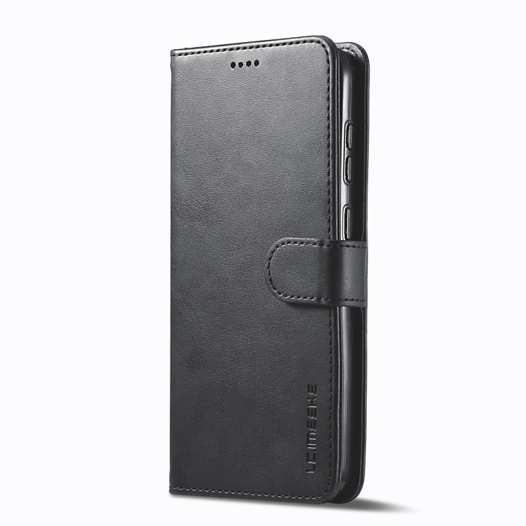 For Samsung Galaxy S25 5G LC.IMEEKE Calf Texture Leather Phone Case(Black) For Samsung Galaxy S25 5G LC.IMEEKE Calf Texture Leather Phone Case(Black)
