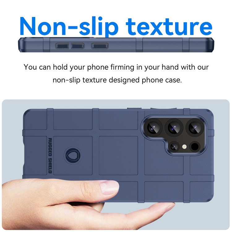 For Samsung Galaxy S25 Ultra 5G Full Coverage Shockproof TPU Phone Case(Blue) For Samsung Galaxy S25 Ultra 5G Full Coverage Shockproof TPU Phone Case(Blue)