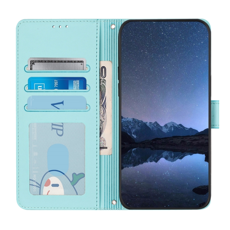 For Samsung Galaxy S25 5G Cat Rat Embossed RFID Leather Phone Case with Lanyard(Mint Green) For Samsung Galaxy S25 5G Cat Rat Embossed RFID Leather Phone Case with Lanyard(Mint Green)