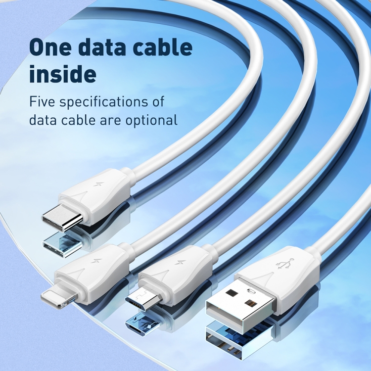 LDNIO Q334 32W Type-C + Dual USB Port Charger with 1m USB-C / Type-C to USB-C / Type-C Data Cable, Plug Type:EU Plug(Black) - B14