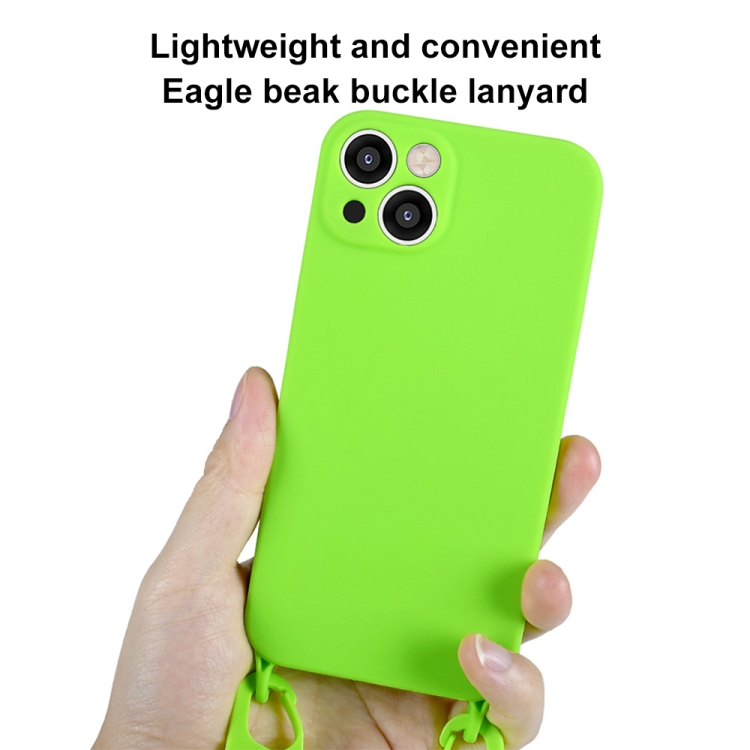 ☆電話ケース 取り外し可能ストラップ付 iPhone 13 Proグリーン ccmccbl.jpg