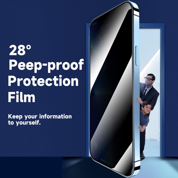 For iPhone 14 Pro Max LK Easy Install Privacy Tempered Glass Film(Black) For iPhone 14 Pro Max LK Easy Install Privacy Tempered Glass Film(Black)