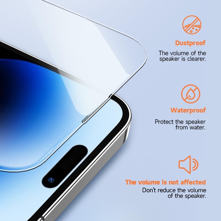 For iPhone 14 Pro Max LK Easy Install HD Tempered Glass Film(Black) For iPhone 14 Pro Max LK Easy Install HD Tempered Glass Film(Black)