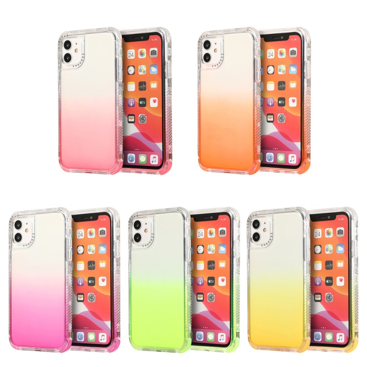 For iPhone 12 / 12 Pro 3 In 1 Dreamland PC + TPU Gradient Monochrome Transparent Border Protective Case(Red) For iPhone 12 / 12 Pro 3 In 1 Dreamland PC + TPU Gradient Monochrome Transparent Border Protective Case(Red)