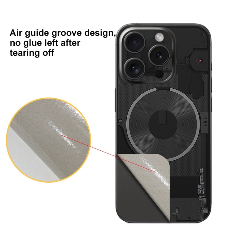 For iPhone 15 Pro Max All-inclusive PET Phone Decal Adhesive Sticker(Urban Road) For iPhone 15 Pro Max All-inclusive PET Phone Decal Adhesive Sticker(Urban Road)