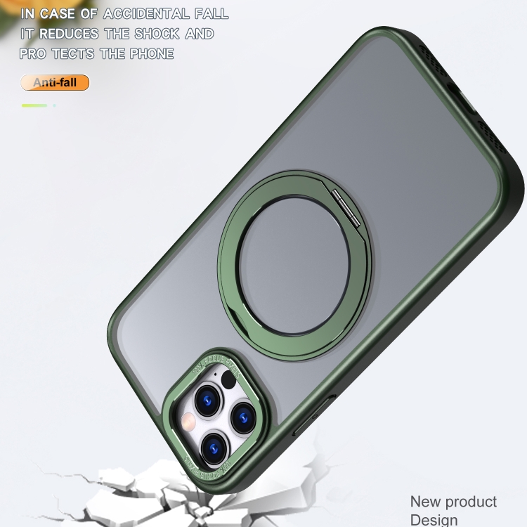 For iPhone 13 Pro Max Wing Series MagSafe Magnetic Ring Holder Phone Case(Green) For iPhone 13 Pro Max Wing Series MagSafe Magnetic Ring Holder Phone Case(Green)