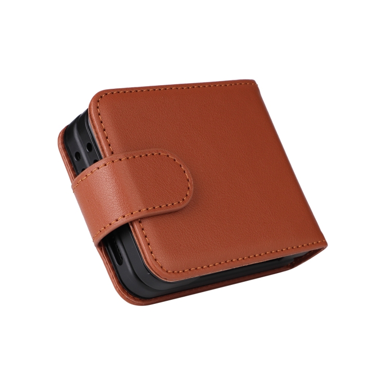 For Samsung Galaxy Z Flip6 5G Multifunctional Horizontal Flip Leather Phone Case with Three Card Slot(Brown) For Samsung Galaxy Z Flip6 5G Multifunctional Horizontal Flip Leather Phone Case with Three Card Slot(Brown)