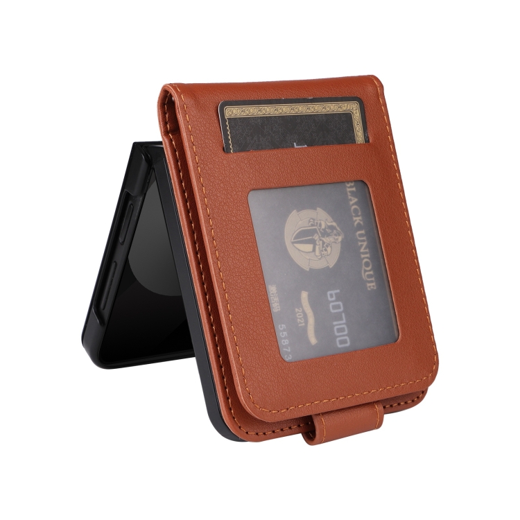 For Samsung Galaxy Z Flip6 5G Multifunctional Horizontal Flip Leather Phone Case with Three Card Slot(Brown) For Samsung Galaxy Z Flip6 5G Multifunctional Horizontal Flip Leather Phone Case with Three Card Slot(Brown)