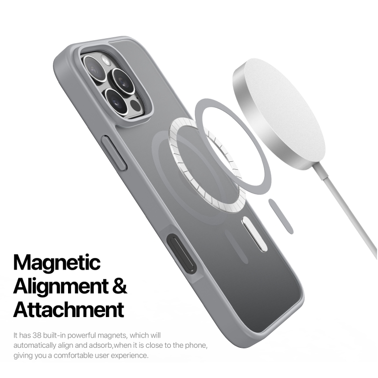 For iPhone 16 Pro DUX DUCIS Yind Series MagSafe TPU Hybrid PC Phone Case(Grey) For iPhone 16 Pro DUX DUCIS Yind Series MagSafe TPU Hybrid PC Phone Case(Grey)