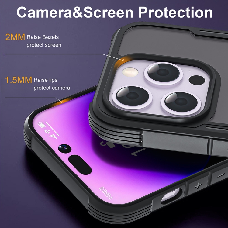 For iPhone 16 Plus Skin Feel Frosted MagSafe Magnetic PC Hybrid TPU Phone Case(Black) For iPhone 16 Plus Skin Feel Frosted MagSafe Magnetic PC Hybrid TPU Phone Case(Black)
