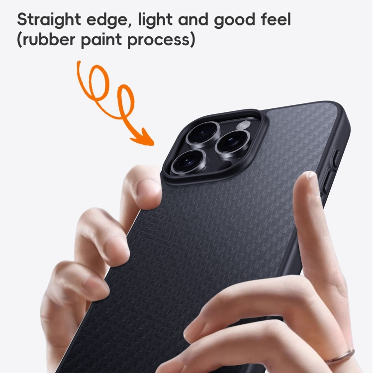 For iPhone 16 Pro Max Carbon Fiber Kevlar MagSafe Magnetic Phone Case(Black) For iPhone 16 Pro Max Carbon Fiber Kevlar MagSafe Magnetic Phone Case(Black)