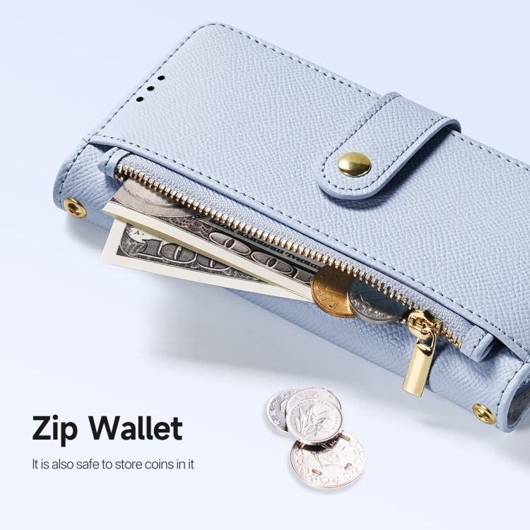 For iPhone 15 Plus DUX DUCIS Lawa Series 2 in 1 Wallet Zipper Detachable MagSafe Phone Case with Lanyard(Light Blue) For iPhone 15 Plus DUX DUCIS Lawa Series 2 in 1 Wallet Zipper Detachable MagSafe Phone Case with Lanyard(Light Blue)