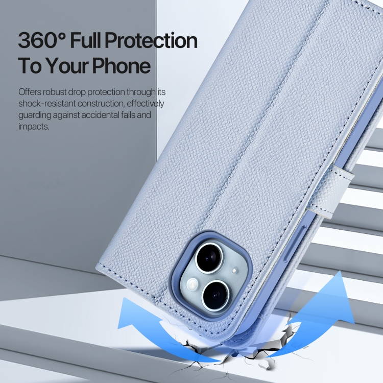 For iPhone 15 Plus DUX DUCIS Lawa Series 2 in 1 Wallet Zipper Detachable MagSafe Phone Case with Lanyard(Light Blue) For iPhone 15 Plus DUX DUCIS Lawa Series 2 in 1 Wallet Zipper Detachable MagSafe Phone Case with Lanyard(Light Blue)